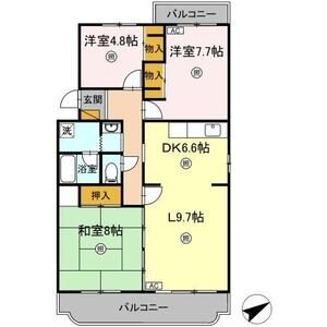 メゾンベルウッド408号室 間取