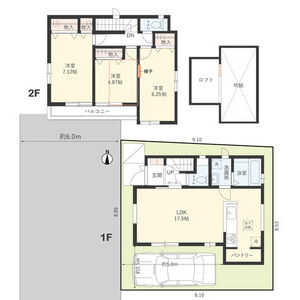 Sumai-to川口市本蓮010001号室 間取