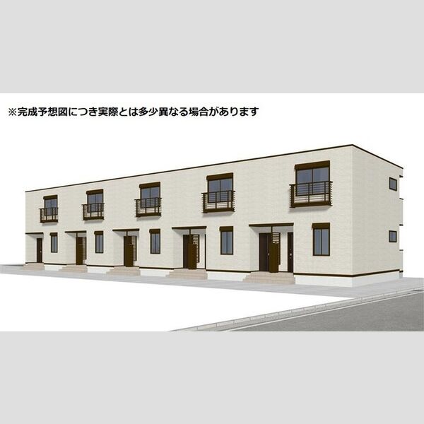 シンボルバーム・ラオム102号室 ※完成予想図につき、実物とは多少異なる場合があります。