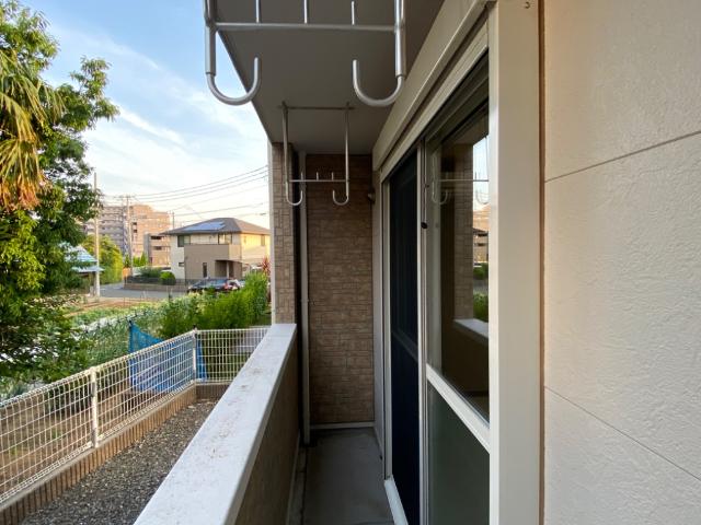 キャメロット102号室 ベランダ