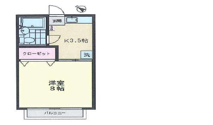 グリーンハイム烏山1階 反転タイプとなります