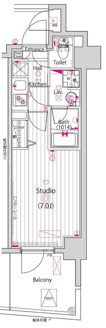 ガーラ横濱関内グランドステージ9階 間取