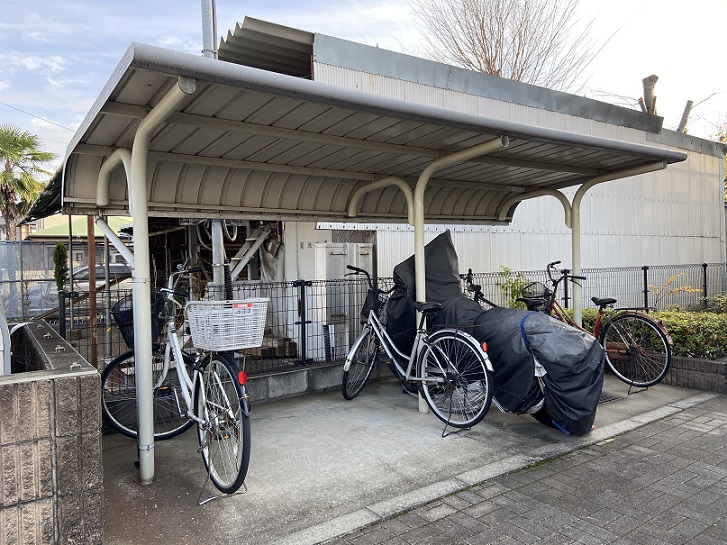 レオパレス青柳第二202号室 駐輪場