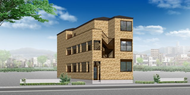 （仮称）藤沢本町Bアパート201号室 ※パース