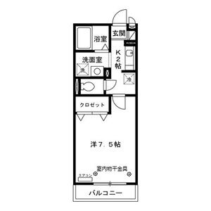 サンモール柴又102号室 間取