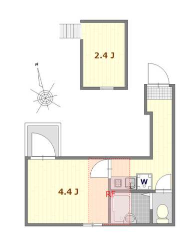 シャンテ谷在家3階 間取
